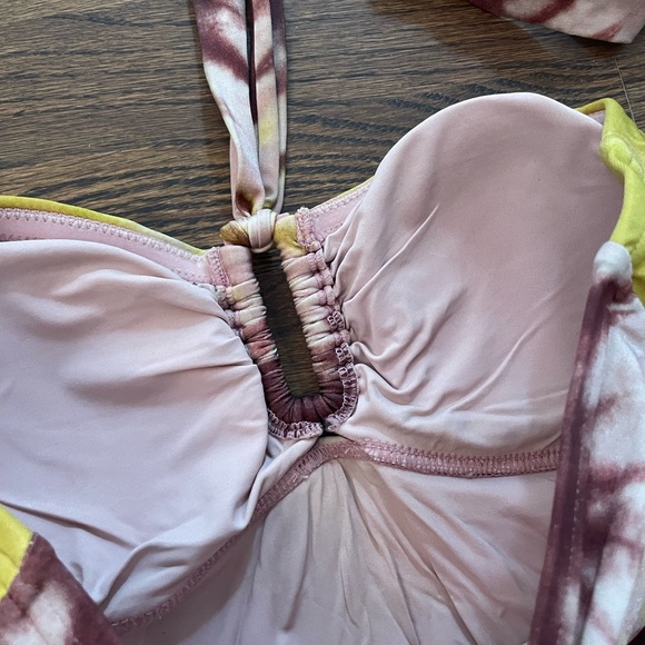 Zimmermann Shelly Yellow Tie-Dye One Piece Swimsuit size 0 - Picture 6 of 8